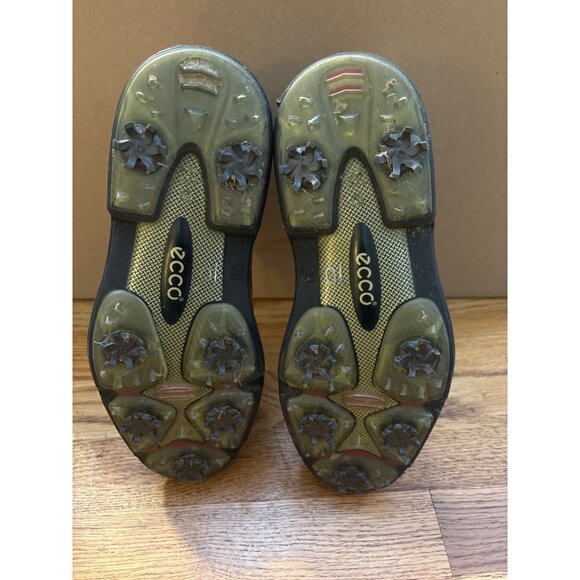 Ecco Mens Authentic Croc Print Leather Golf Shoes Size 9 - Picture 7 of 10